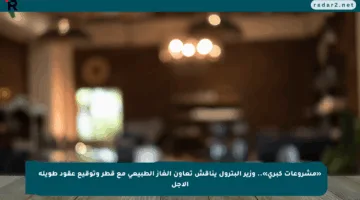 «مشروعات كبرى».. وزير البترول يناقش تعاون الغاز الطبيعي مع قطر وتوقيع عقود طويلة الأجل